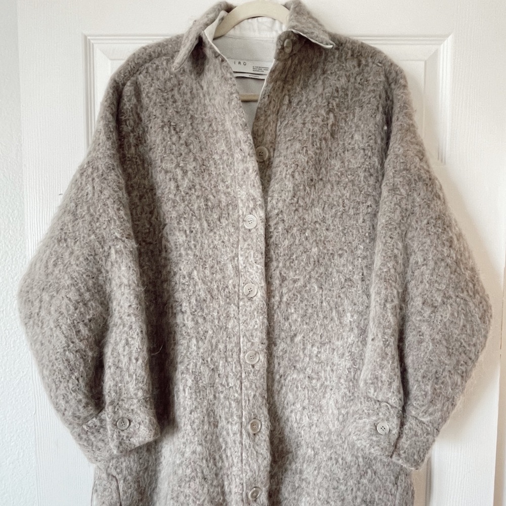 Oversized Taupe Shirt Jacket by IRO